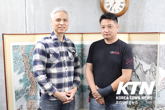 닥터피쉬 권민배 사장(좌), 신촌마켓 김상훈 홀세일 세일즈 매니저(우)
