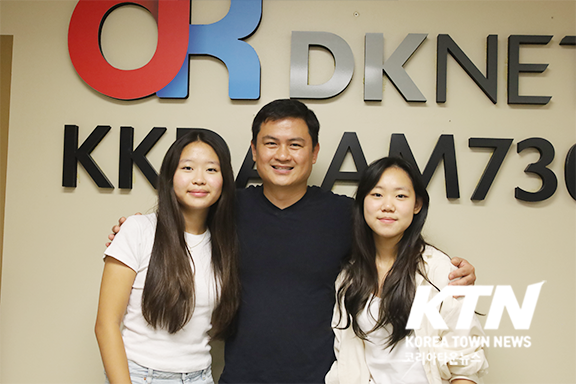 임하영 회장, 오영석 이사, 송서의 인턴(사진 오른쪽부터)